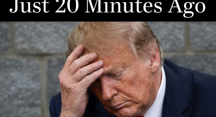 Donald Trump standing quietly in Washington DC