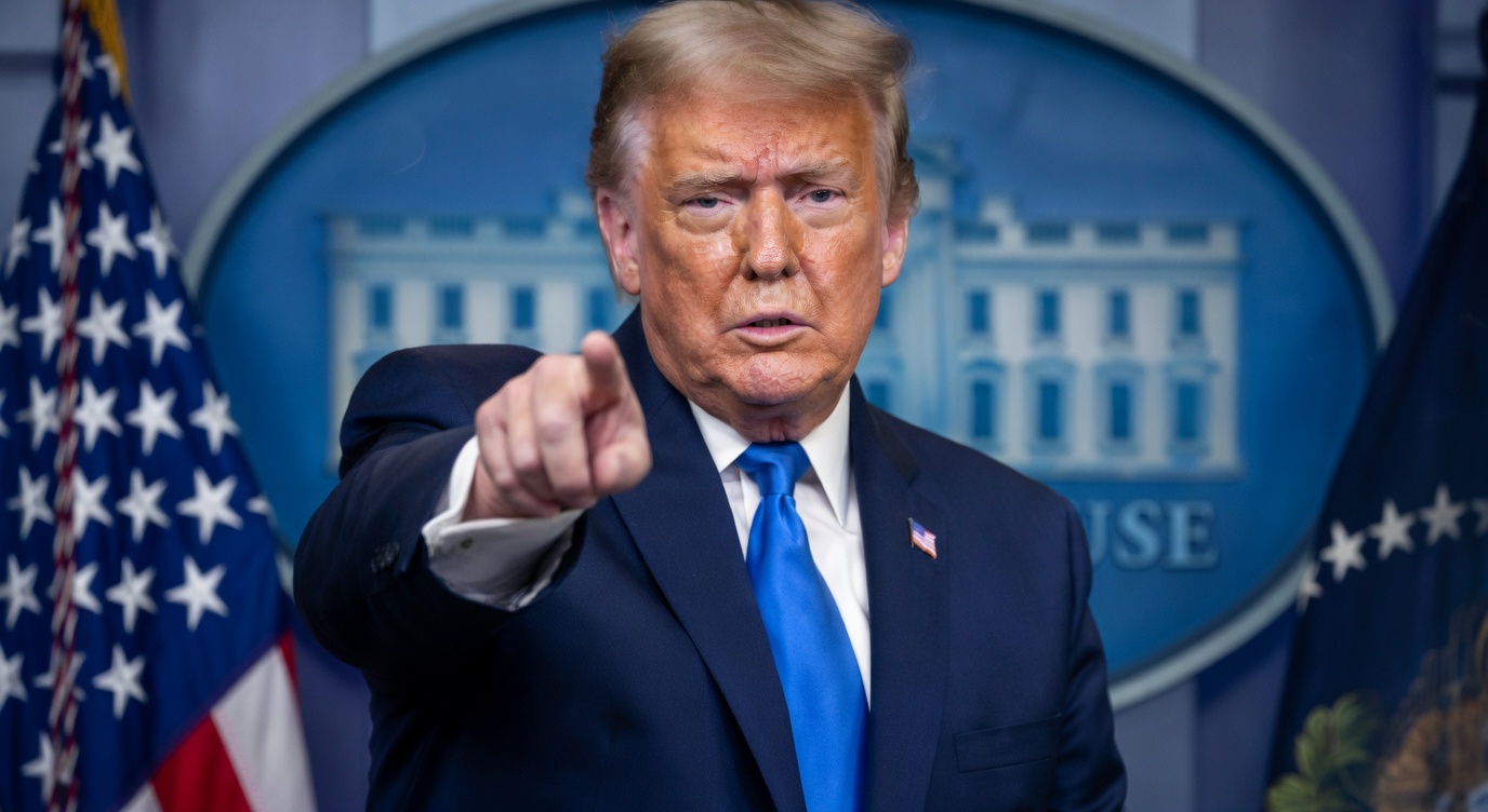 Donald Trump reacting to indictment news