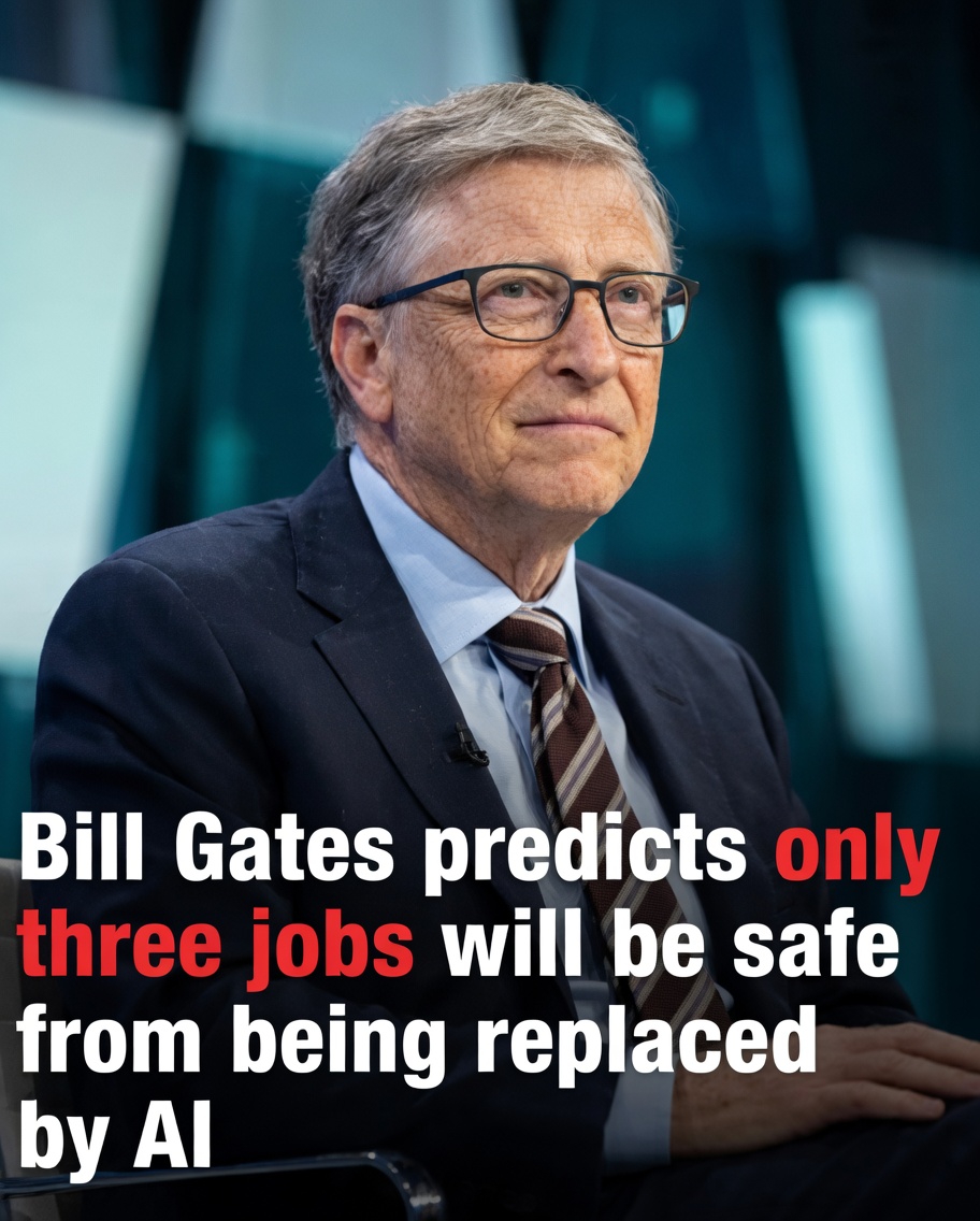 Bill Gates discussing AI and future jobs