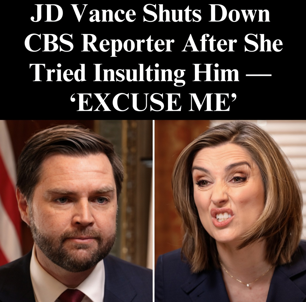 J.D. Vance speaking during CBS interview