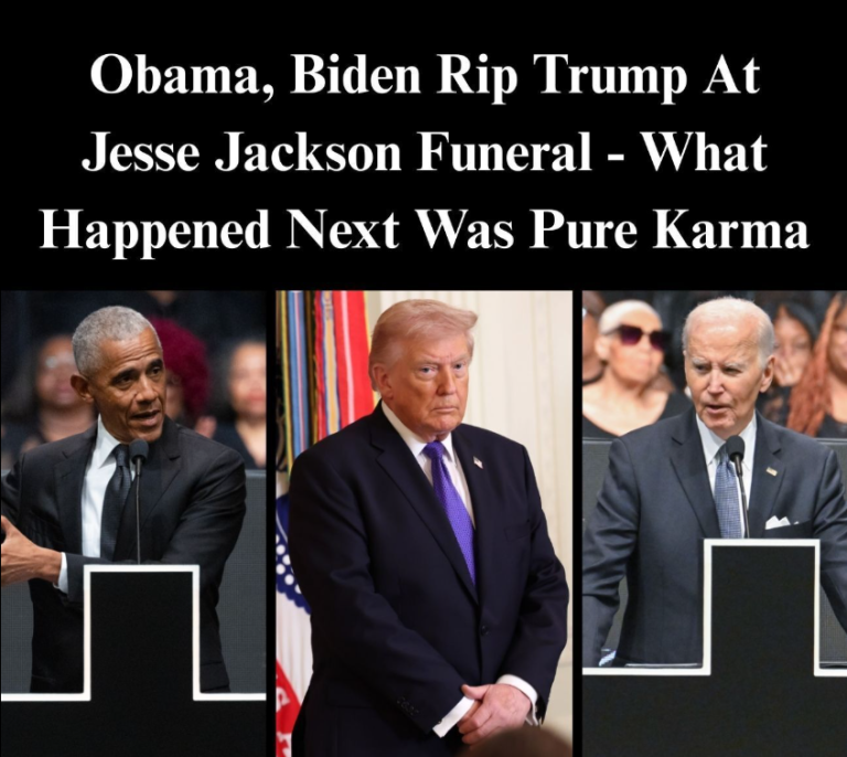 Harris, Obama Trash Trump, MAGA, At Jesse Jackson Funeral