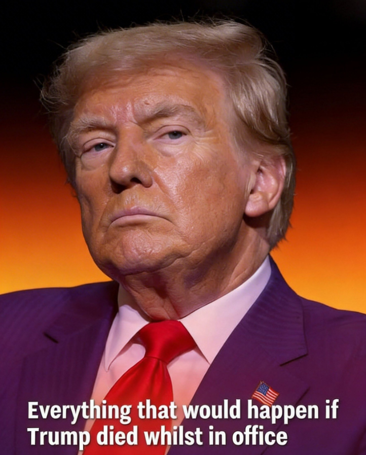 U.S. presidential succession chart showing vice president and congressional leadership order