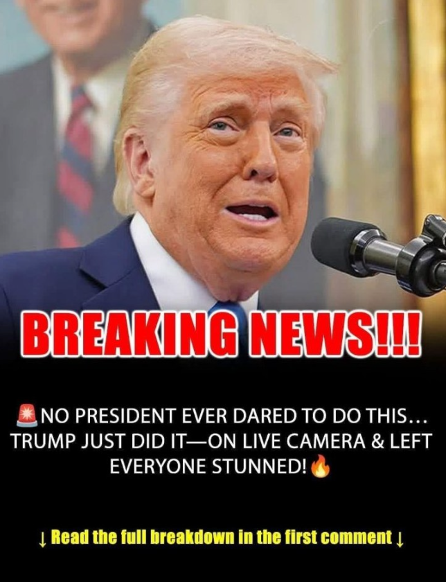 Image ALT Text: Donald Trump speaking candidly to reporters