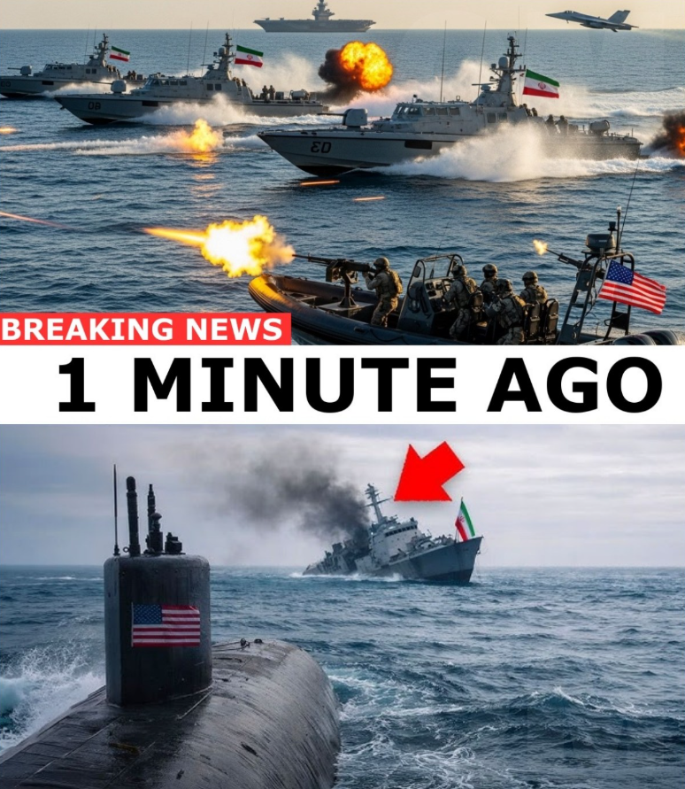 Image ALT Text: Navy SEALs operation in Persian Gulf boats